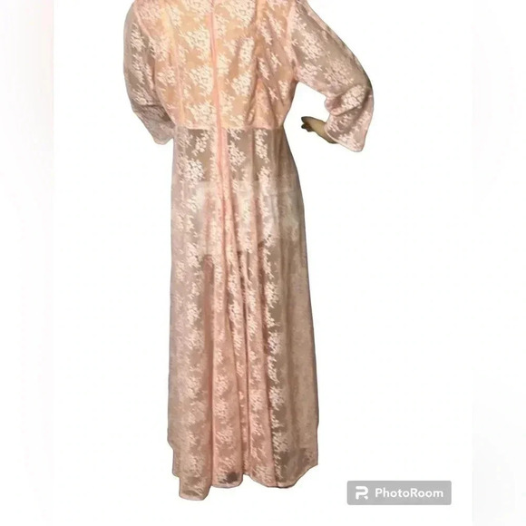 Vintage  babydoll lingerie,sheer,maxi,lace,fairy,whimsical 
PTP 20” handmade?EC - Picture 10 of 13